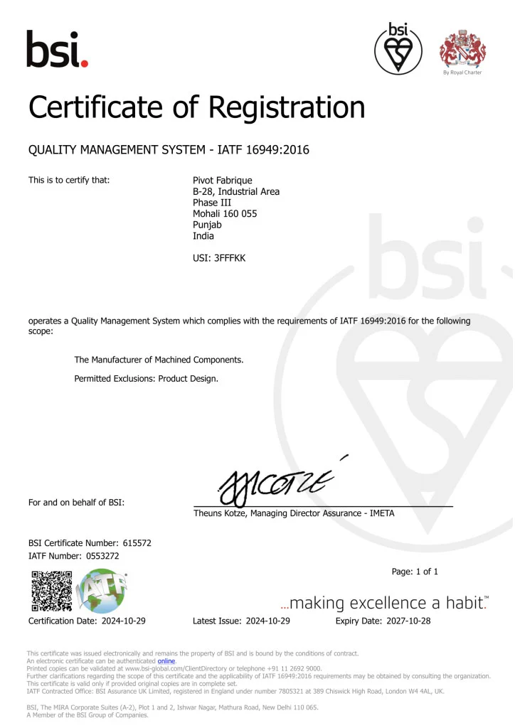 Certificate of Registration
