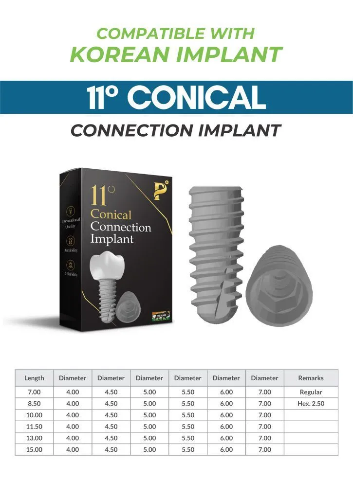 11 Conical Implant