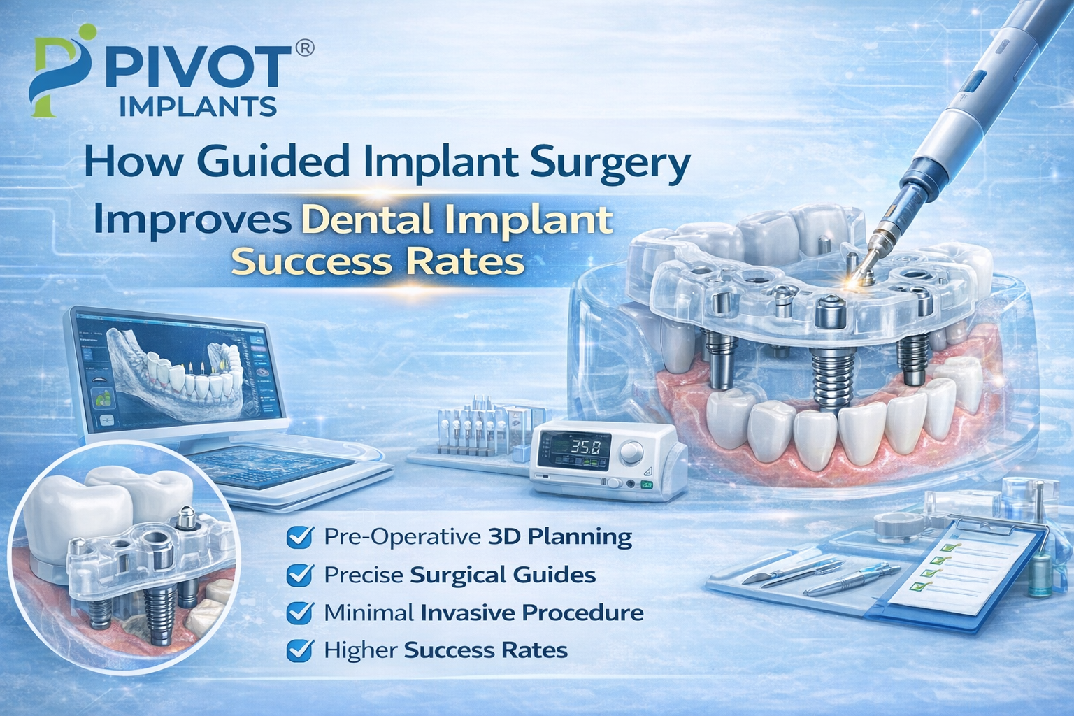 How Guided Implant Surgery Improves Dental Implant Success Rates