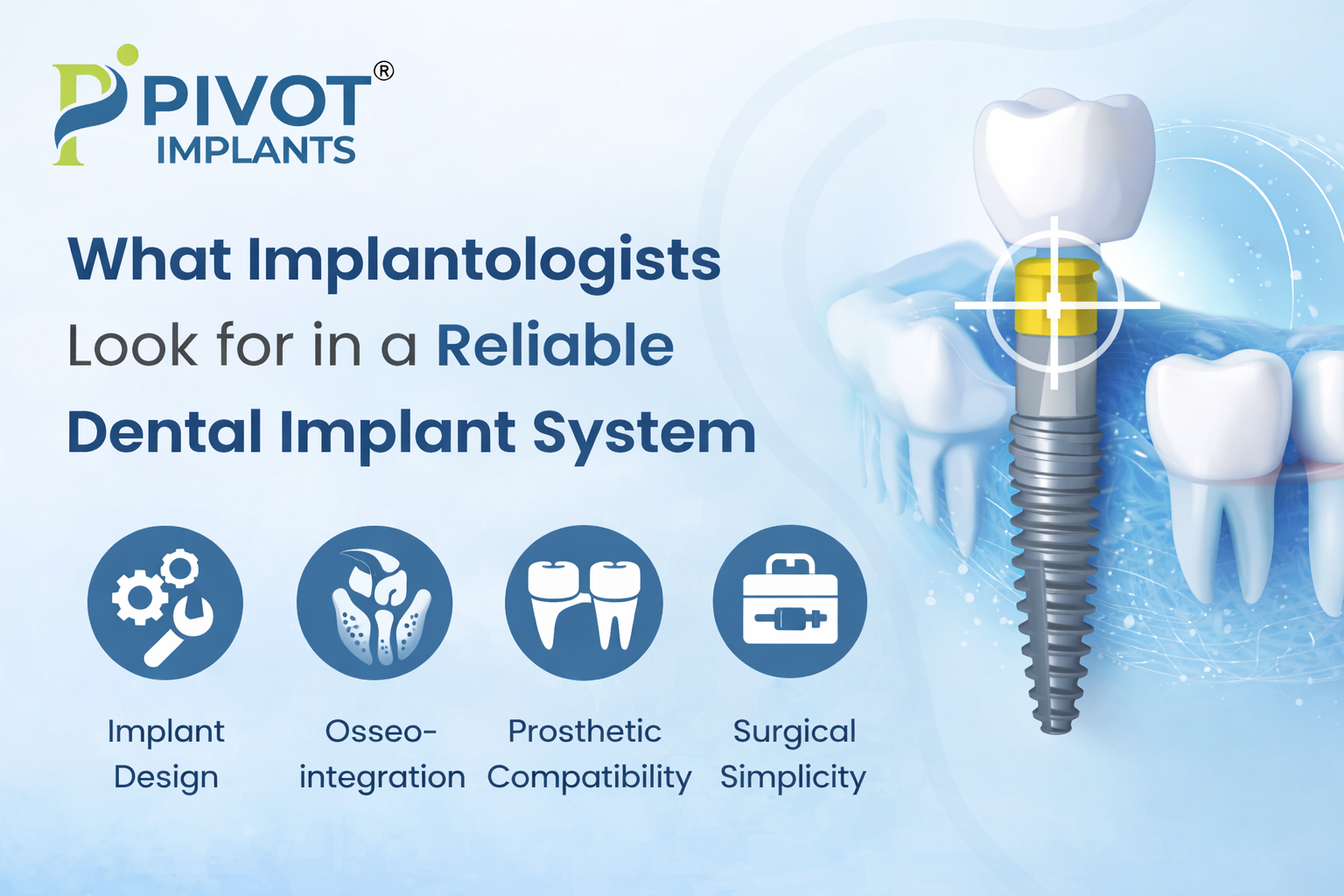 What Implantologists Look for in a Reliable Dental Implant System