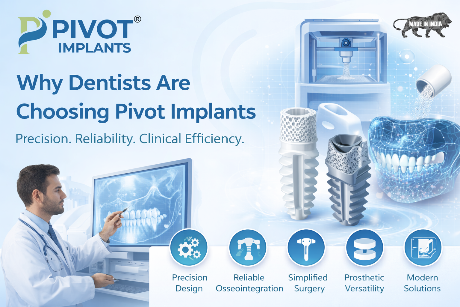 Why Pivot Implants Is Becoming the Preferred Choice of Dentists