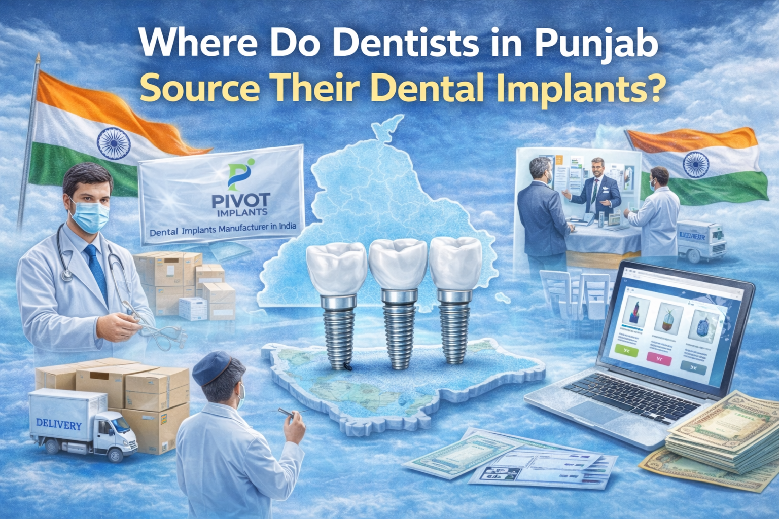 Where Do Dentists in Punjab Source Their Dental Implants?