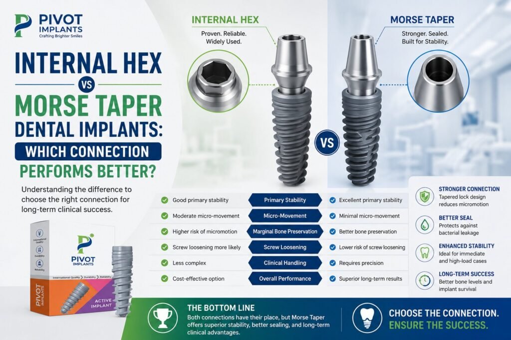 Internal Hex vs Morse Taper Dental Implants