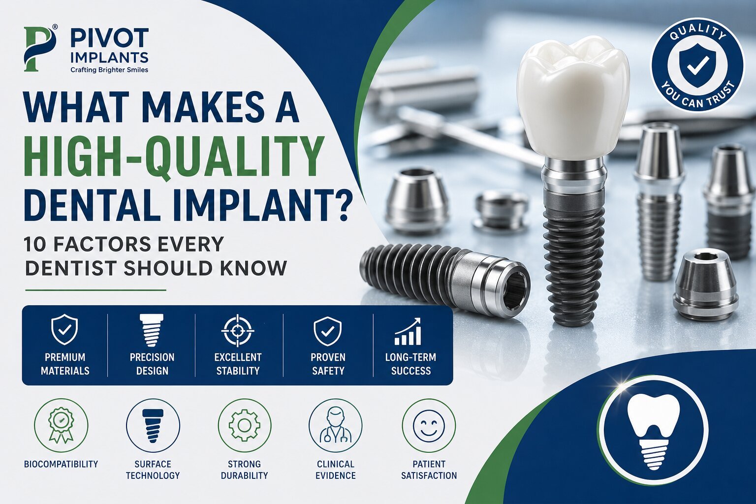 What Makes a High-Quality Dental Implant? 10 Factors Every Dentist Should Know